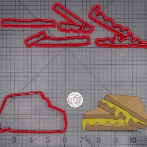 Grilled Cheese 266-K491 Cookie Cutter Set