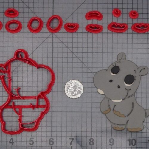 Hippo 266-K631 Cookie Cutter Set
