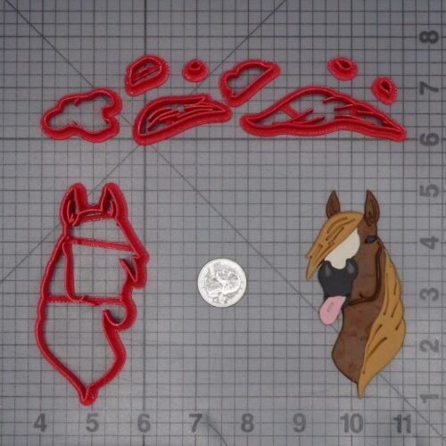Horse Head 266-K403 Cookie Cutter Set