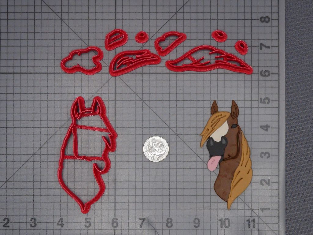 Horse Head 266-K403 Cookie Cutter Set