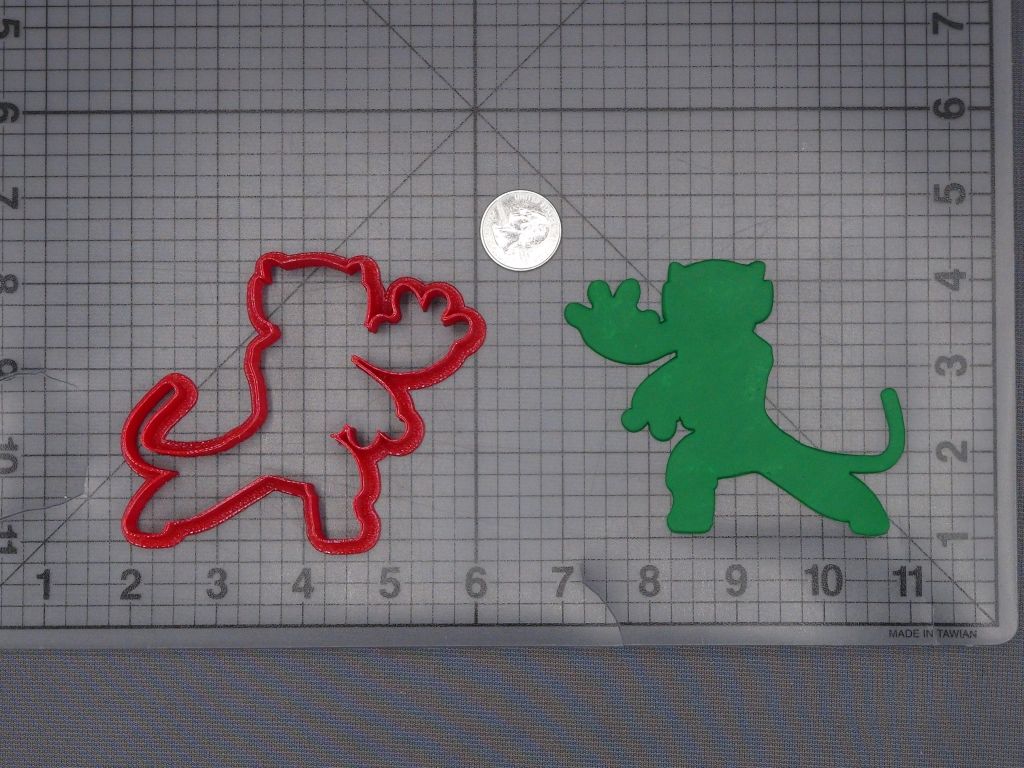Kung Fu Panda - Tigress Body 266-K687 Cookie Cutter Silhouette