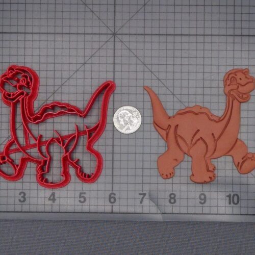 Land Before Time - Little Foot Dinosaur Body 266-K688 Cookie Cutter