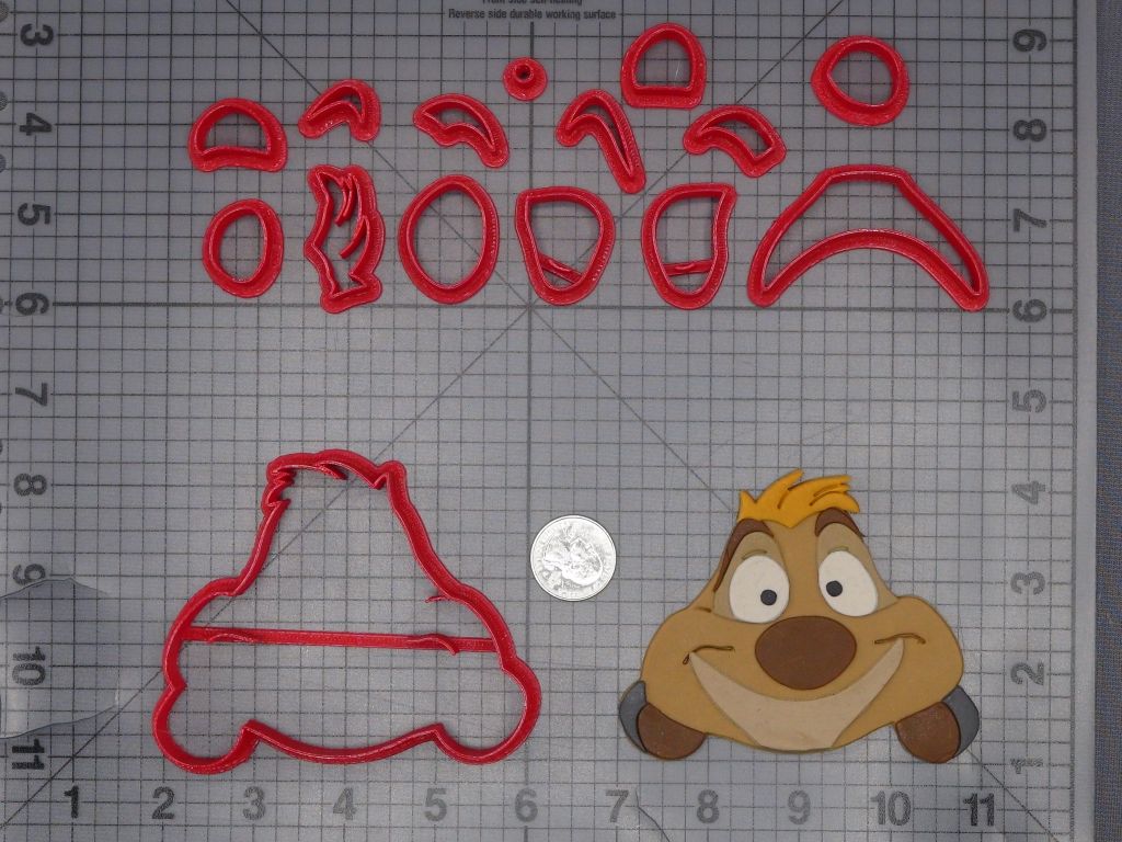 Lion King - Timon Head 266-K609 Cookie Cutter Set