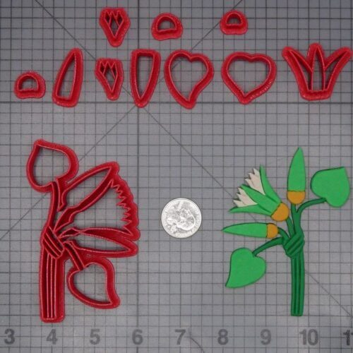 Lotus Flowers 266-K528 Cookie Cutter Set