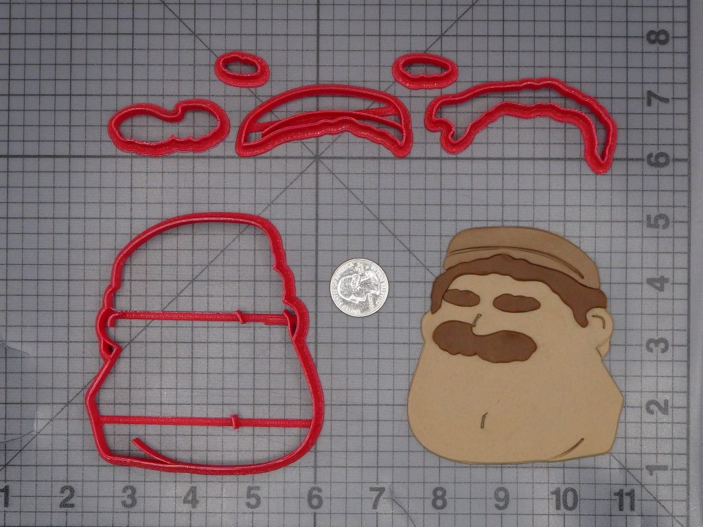 Luca - Massimo Dad Head 266-K716 Cookie Cutter Set