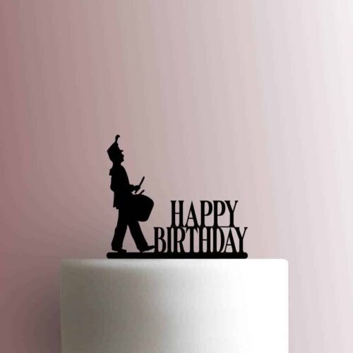 Marching Band Snare Drum Happy Birthday 225-B877 Cake Topper