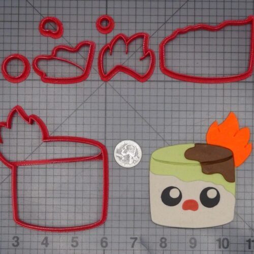 Marshmallow on Fire 266-K632 Cookie Cutter Set