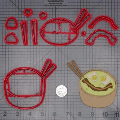 Mulan Breakfast 266-K608 Cookie Cutter Set