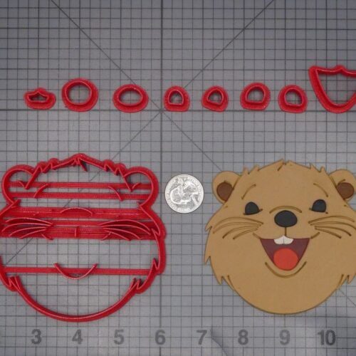 Otter Head 266-K634 Cookie Cutter Set
