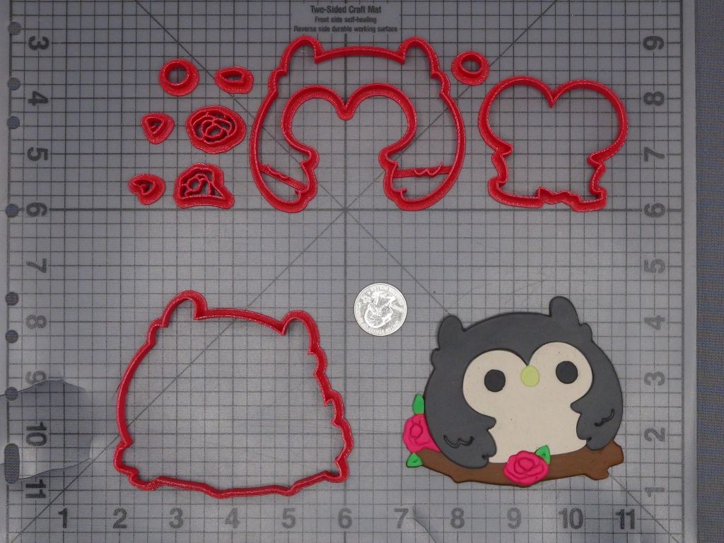 Owl on Branch 266-K531 Cookie Cutter Set
