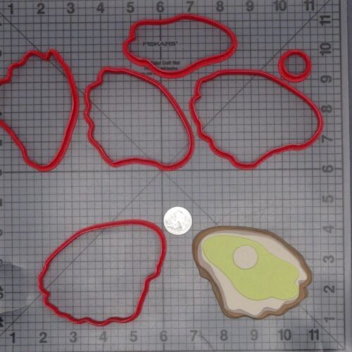 Oyster with Pearl 266-K599 Cookie Cutter Set