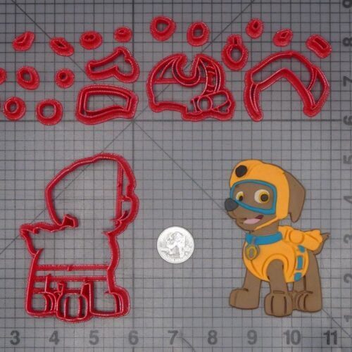 Paw Patrol - Zuma Body 266-K681 Cookie Cutter Set