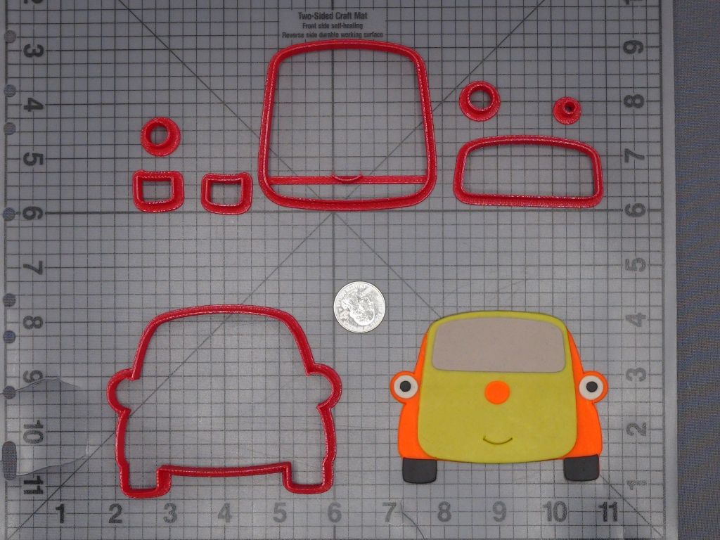 Plim Plim - Tuni Car 266-K575 Cookie Cutter Set