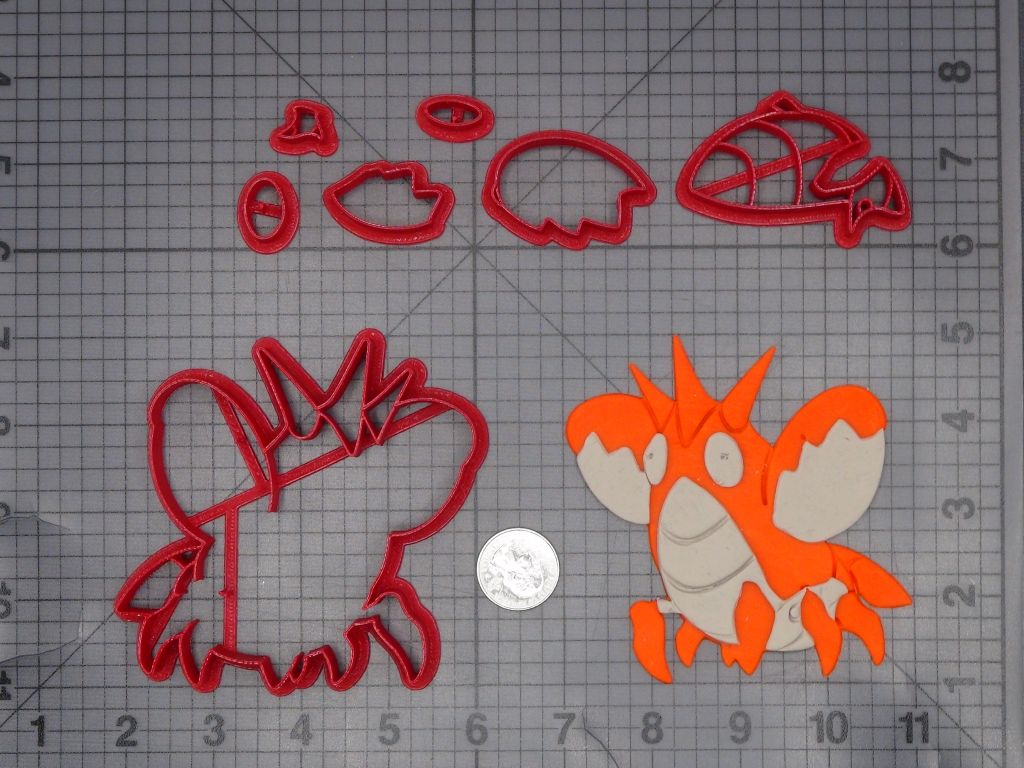 Pokemon - Corphish 266-K574 Cookie Cutter Set