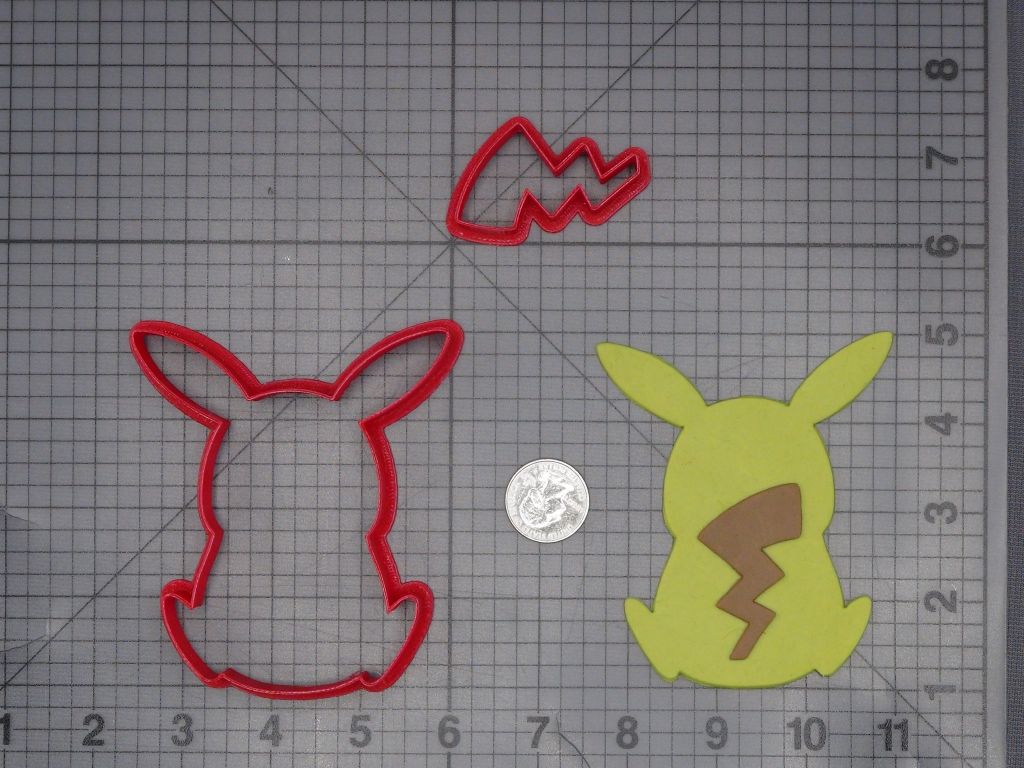 Pokemon - Pikachu 266-K508 Cookie Cutter Set