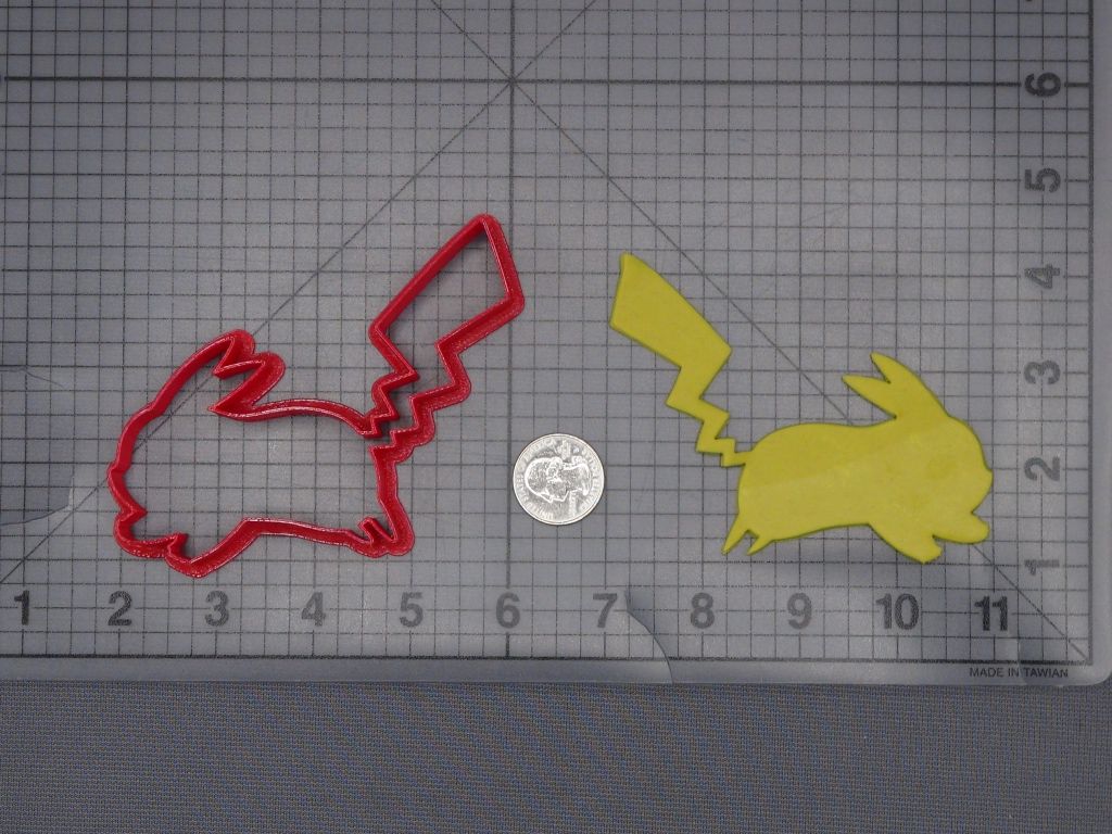 Pokemon - Pikachu Running 266-K686 Cookie Cutter Silhouette