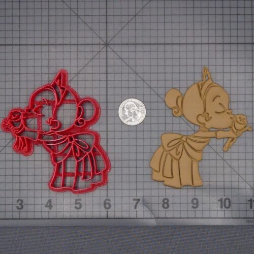Princess and the Frog - Tiana Baby Kissing Frog 266-K413 Cookie Cutter