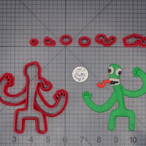 Rainbow Friends - Green Body 266-K648 Cookie Cutter Set