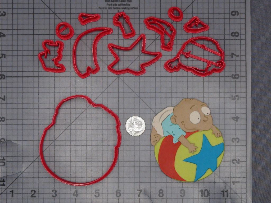 Rugrats - Tommy on Ball 266-K711 Cookie Cutter Set