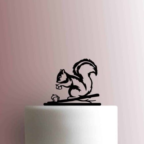Squirrel on Branch 225-B805 Cake Topper