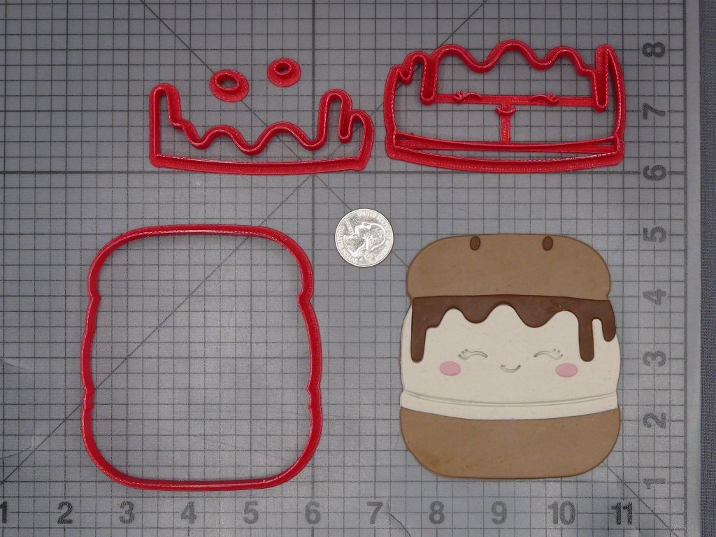 Squishmallow - Smore 266-K536 Cookie Cutter Set
