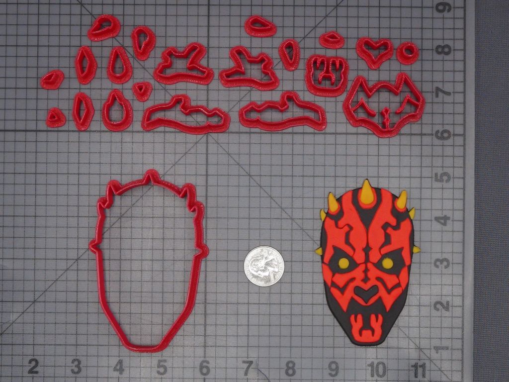 Star Wars - Darth Maul Head 266-K535 Cookie Cutter Set