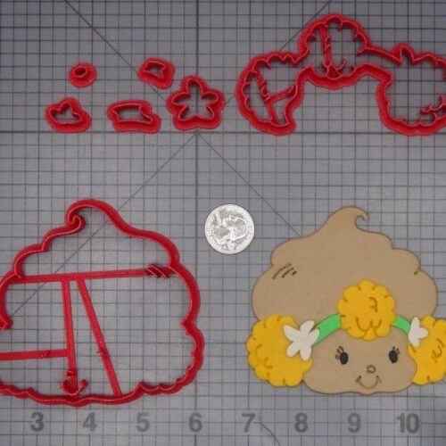 Strawberry Shortcake - Lemon Meringue Head 266-K455 Cookie Cutter Set