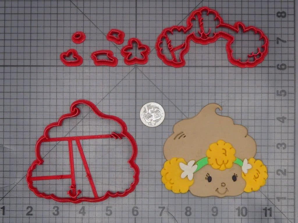 Strawberry Shortcake - Lemon Meringue Head 266-K455 Cookie Cutter Set