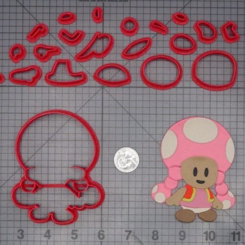 Super Mario - Toadette Body 266-K569 Cookie Cutter Set