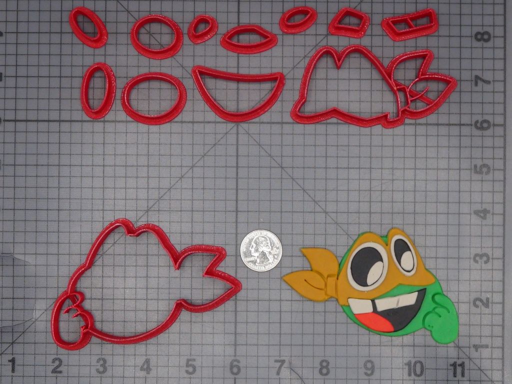 Teenage Mutant Ninja Turtle - TMNT Head 266-K649 Cookie Cutter Set
