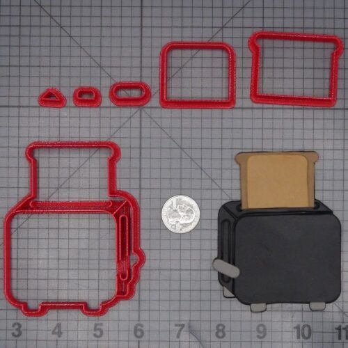 Toaster 266-K557 Cookie Cutter Set