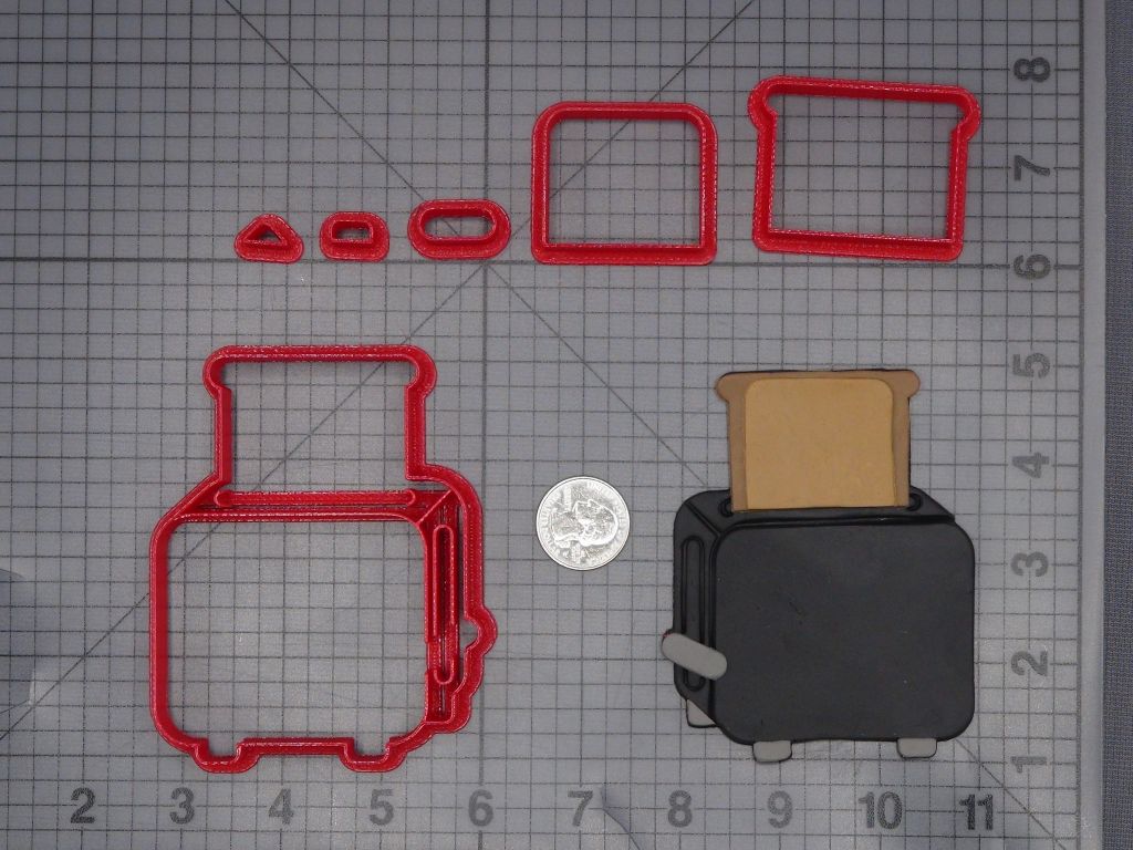Toaster 266-K557 Cookie Cutter Set