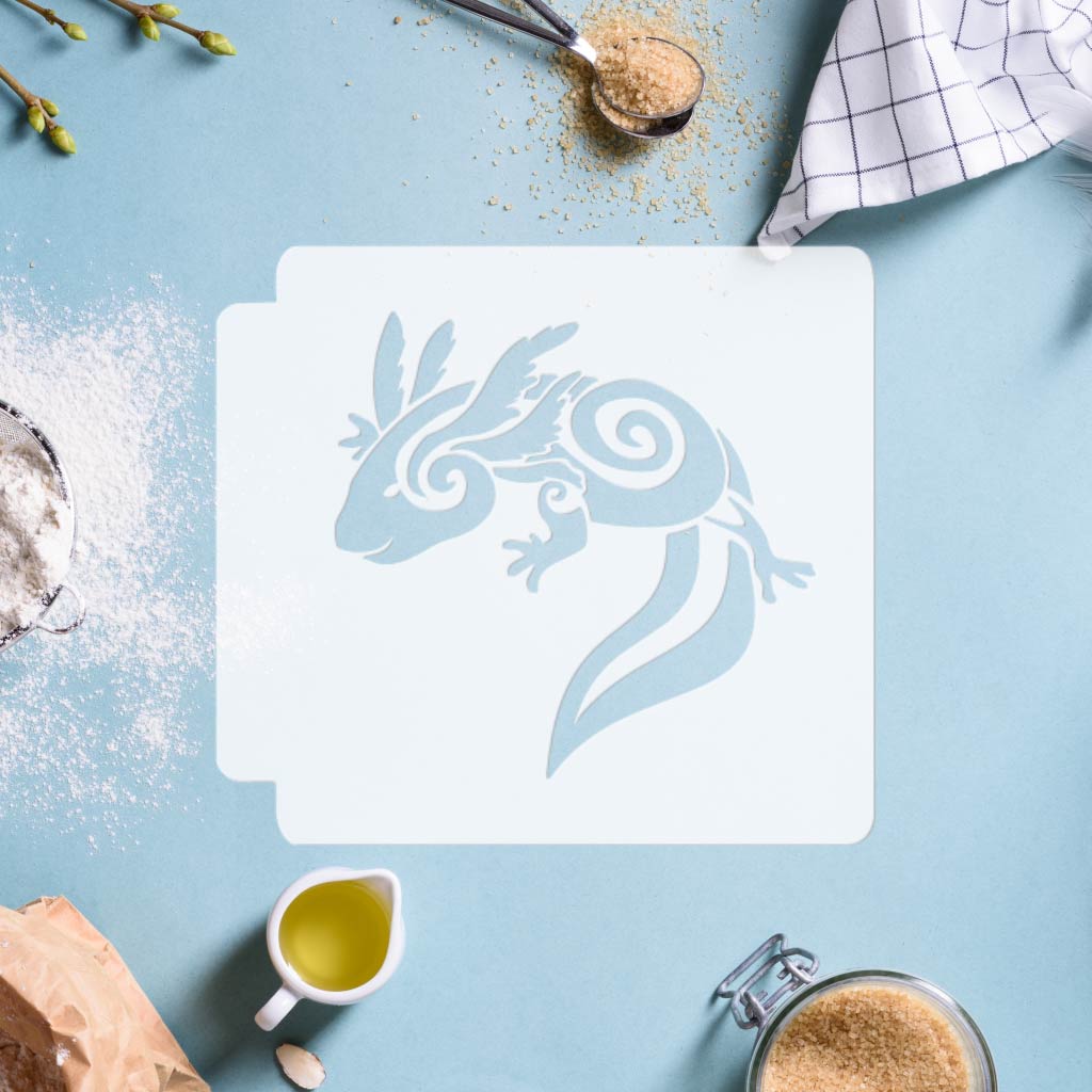 Tribal Axolotl 783-I525 Stencil