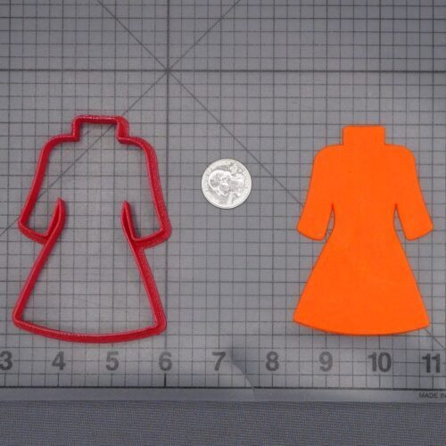 Turtle Neck Dress 266-K585 Cookie Cutter Silhouette
