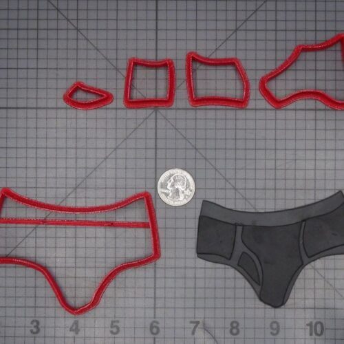 Underwear 266-K492 Cookie Cutter Set
