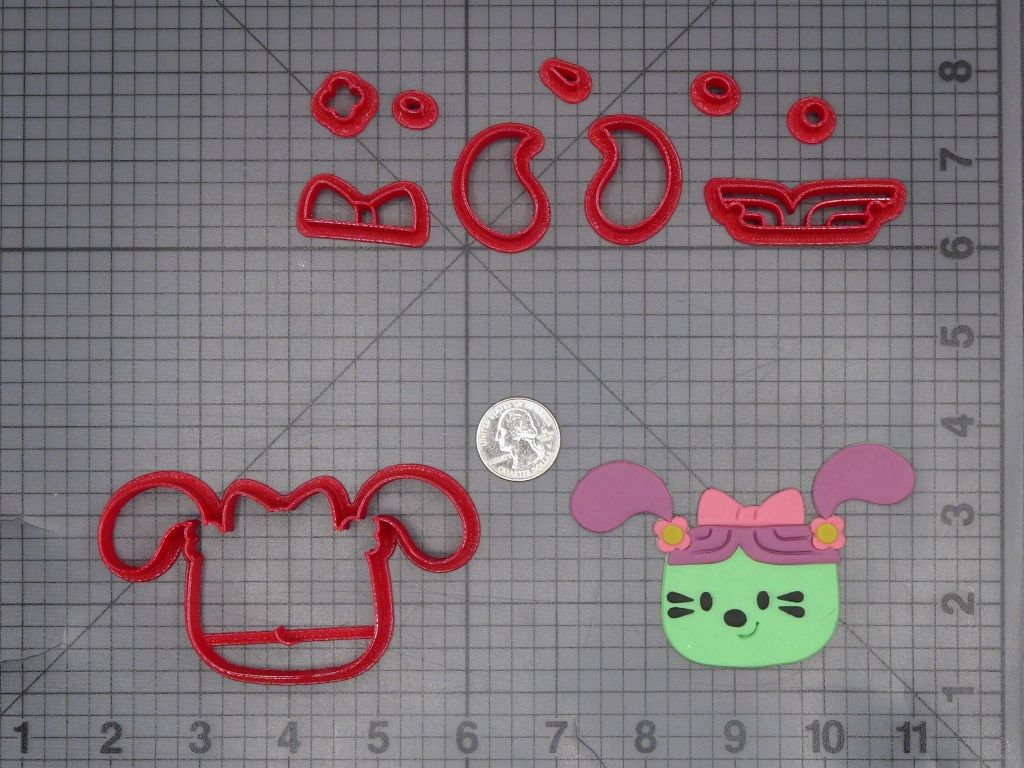 Wow Wow Wubbzy - Daizy Head 266-K532 Cookie Cutter Set