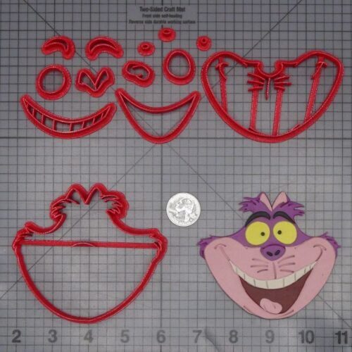 Alice in Wonderland - Cheshire Cat Head 266-K768 Cookie Cutter Set