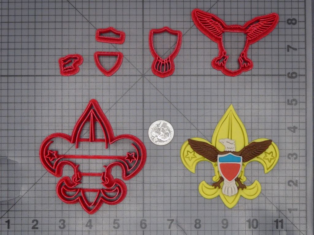 Boy Scouts Logo 266-K800 Cookie Cutter Set