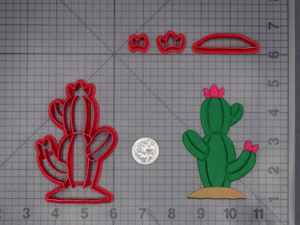 Cactus 266-K593 Cookie Cutter Set