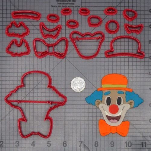 Clown Head 266-K595 Cookie Cutter Set