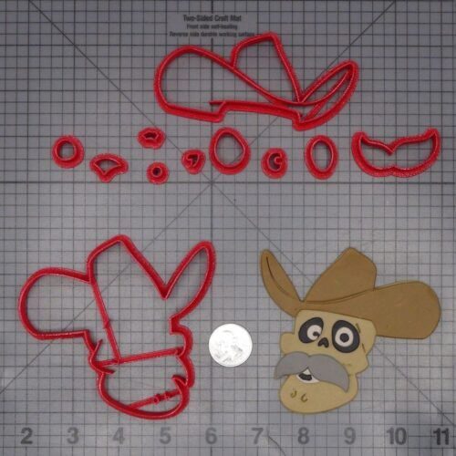 Coco - Papa Julio Head 266-K737 Cookie Cutter Set