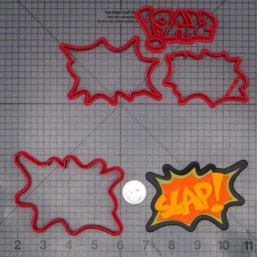 Comic Action Bubble - Slap 266-K670 Cookie Cutter Set