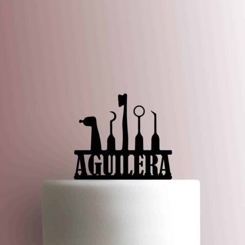 Custom Dentist Name 225-B975 Cake Topper