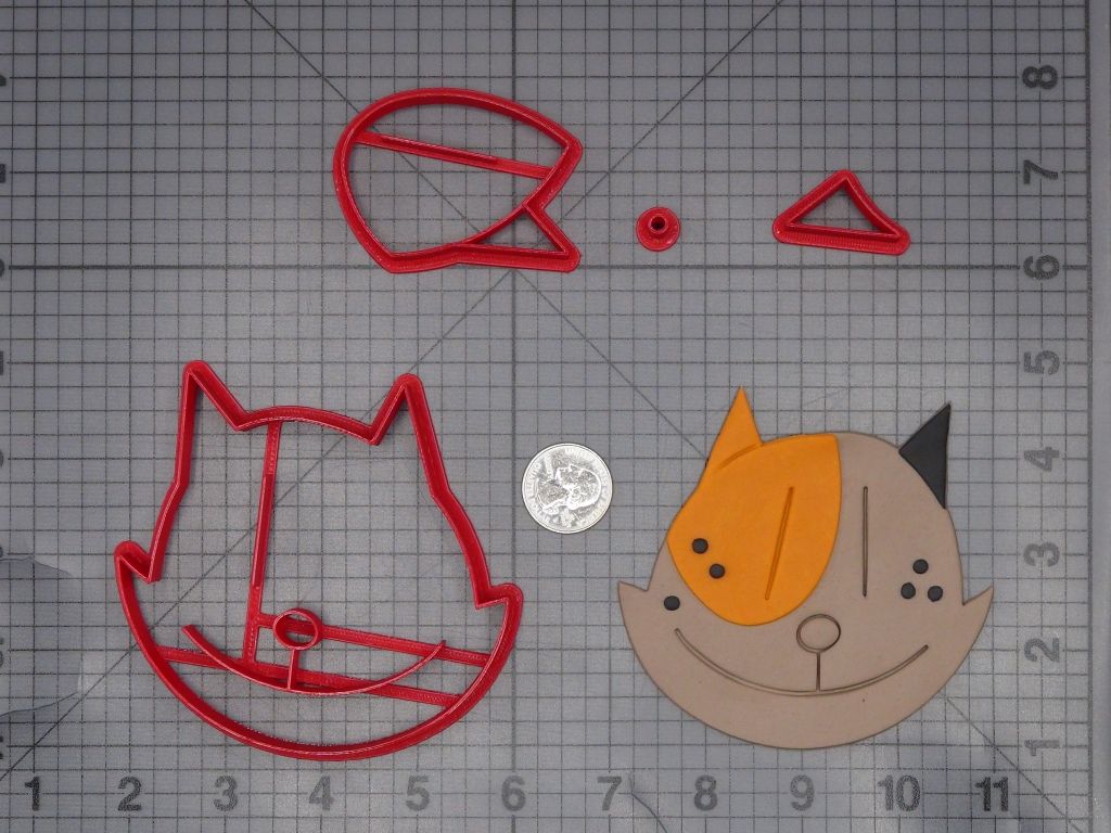 Dog Man - Petey Cat 266-K803 Cookie Cutter Set