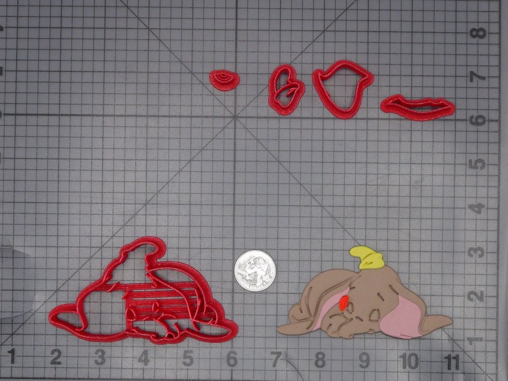 Dumbo Sleeping 266-K739 Cookie Cutter Set