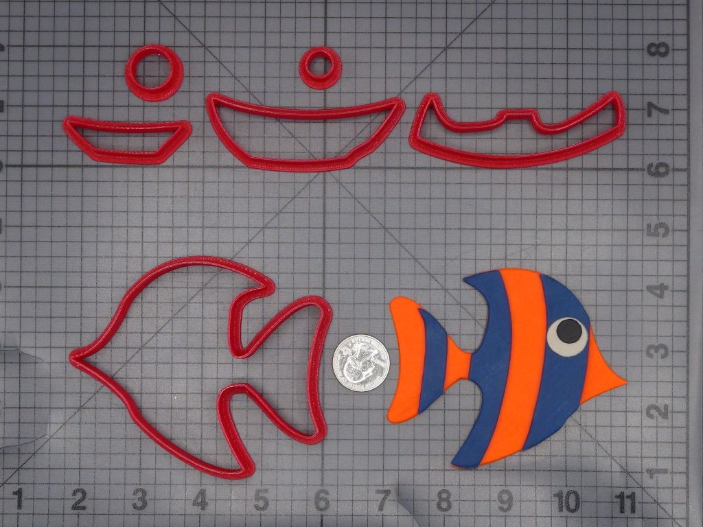 Fish 266-K697 Cookie Cutter Set