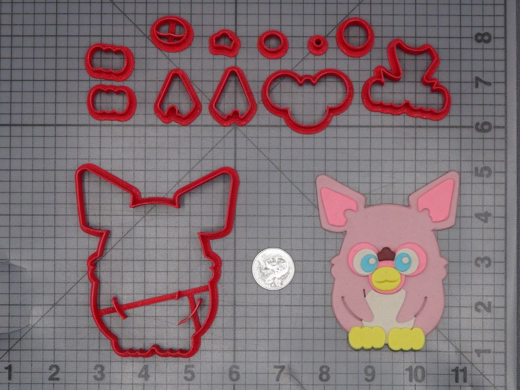 Furby 266-K774 Cookie Cutter Set