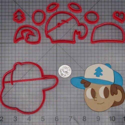 Gravity Falls - Dipper Head 266-K740 Cookie Cutter Set