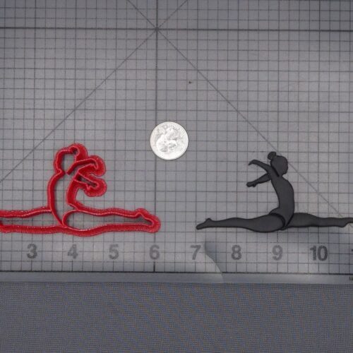 Gymnast Pose 266-K622 Cookie Cutter