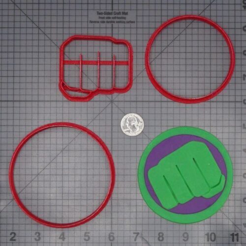 Hulk Logo 266-K810 Cookie Cutter Set